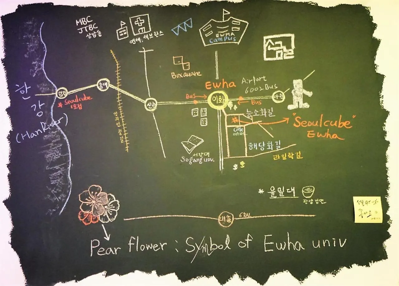 מלון Seoulcube Ewha -Female Only 2*, סיאול קוריאה הדרומית